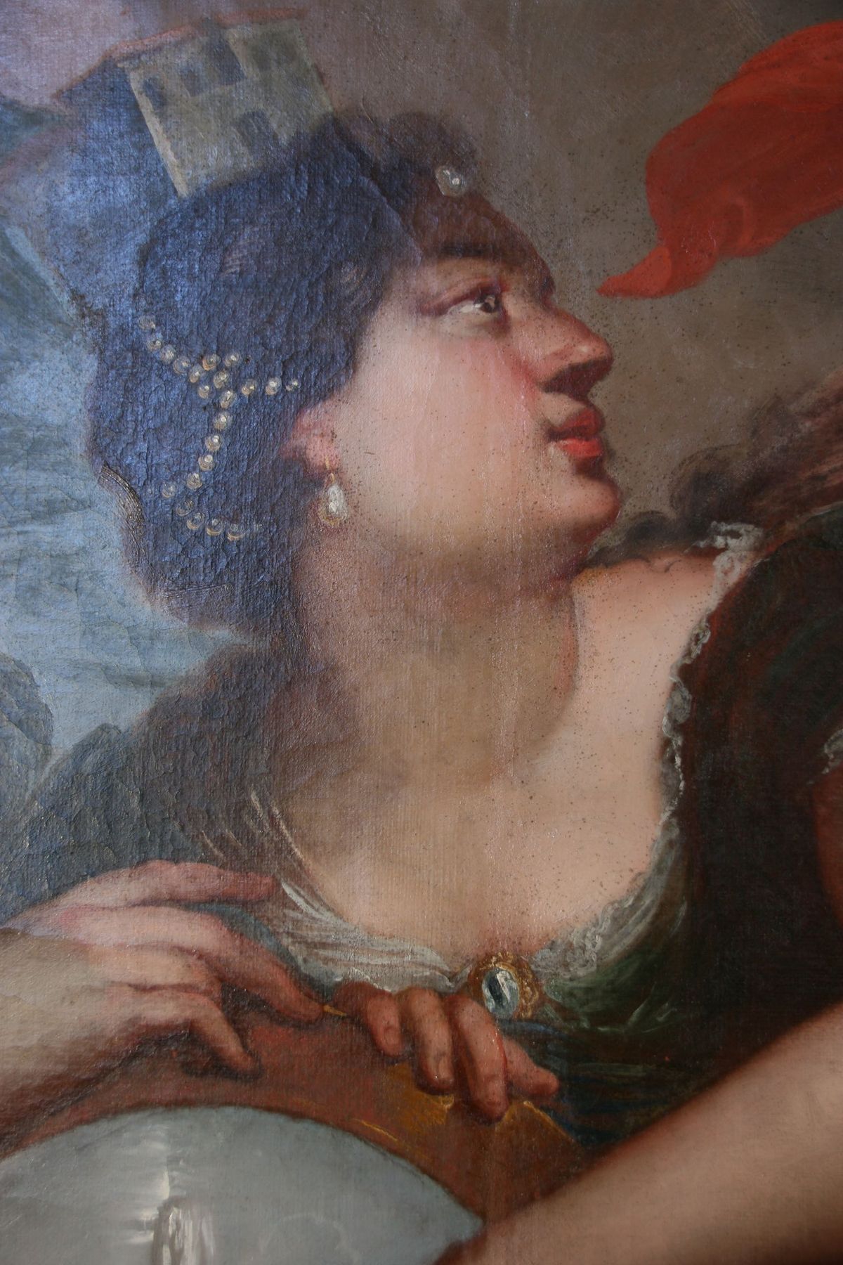 Detail vor Restaurierung