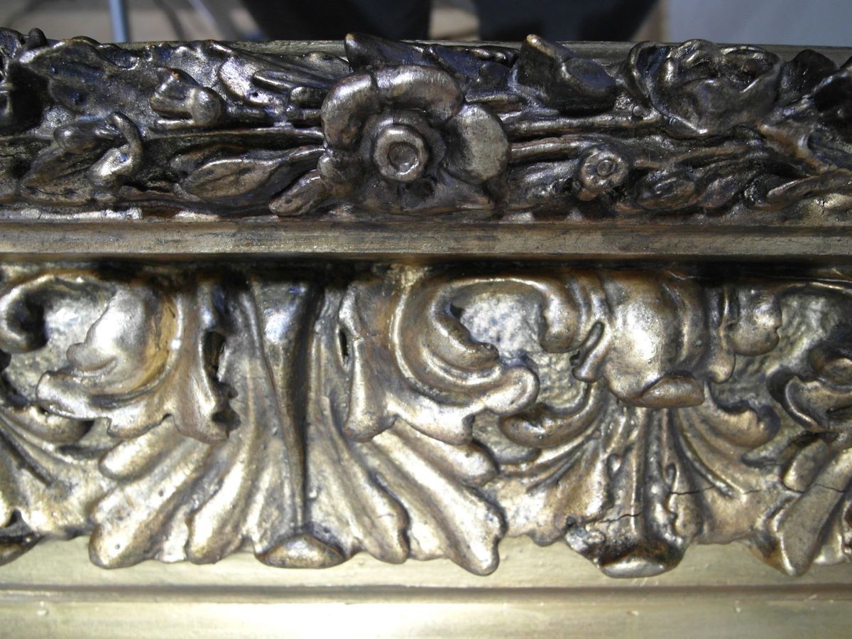 Stuckrahmen in Arbeit